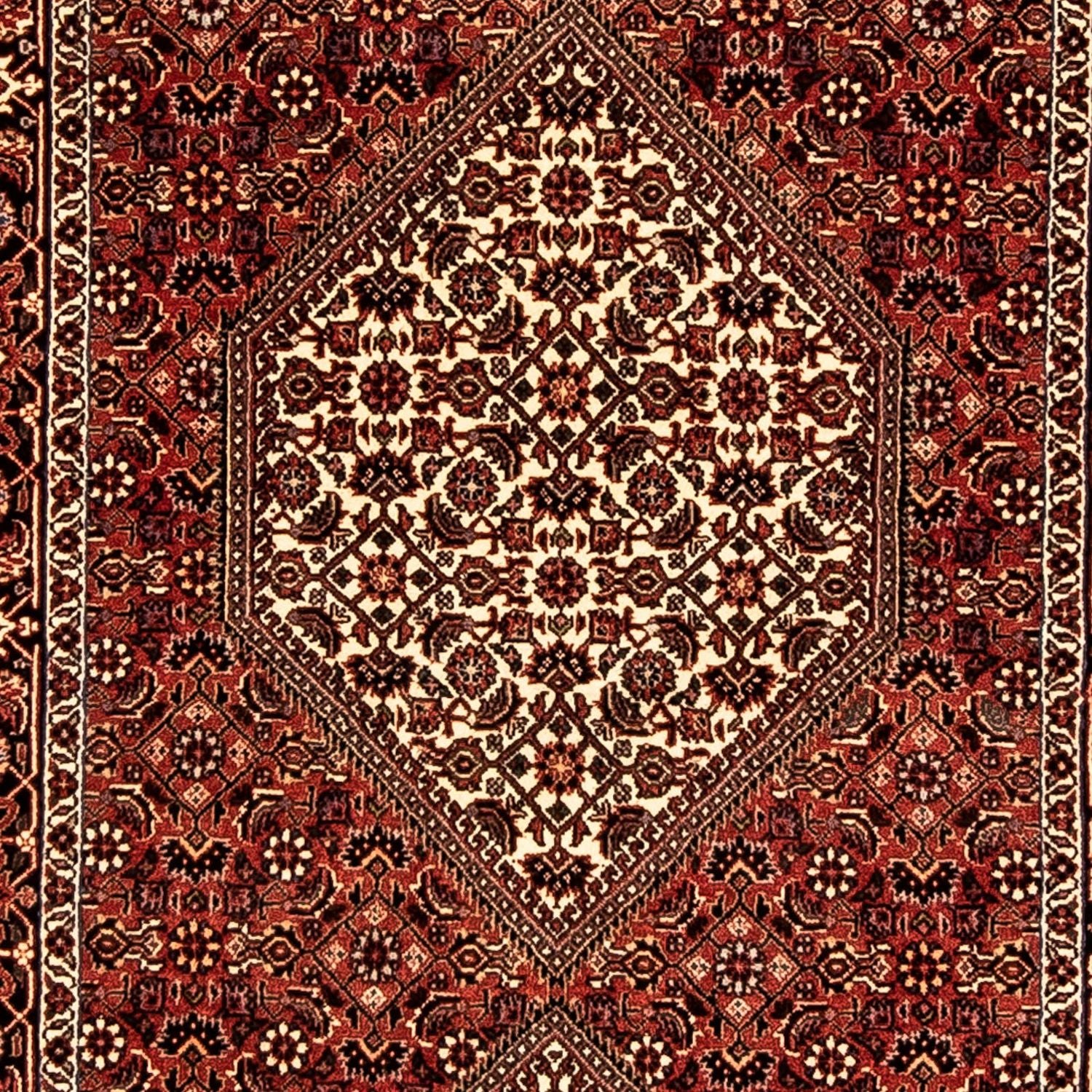 Løber Persisk tæppe - Bijar - 318 x 83 cm - mørkerød