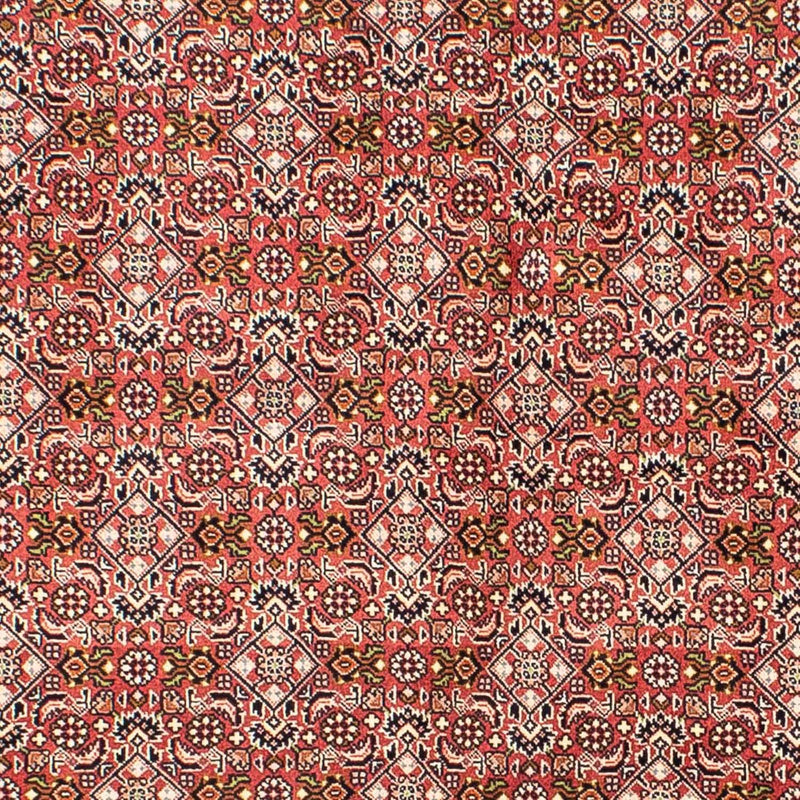 Persisk tæppe - Bijar - 215 x 136 cm - lysrød