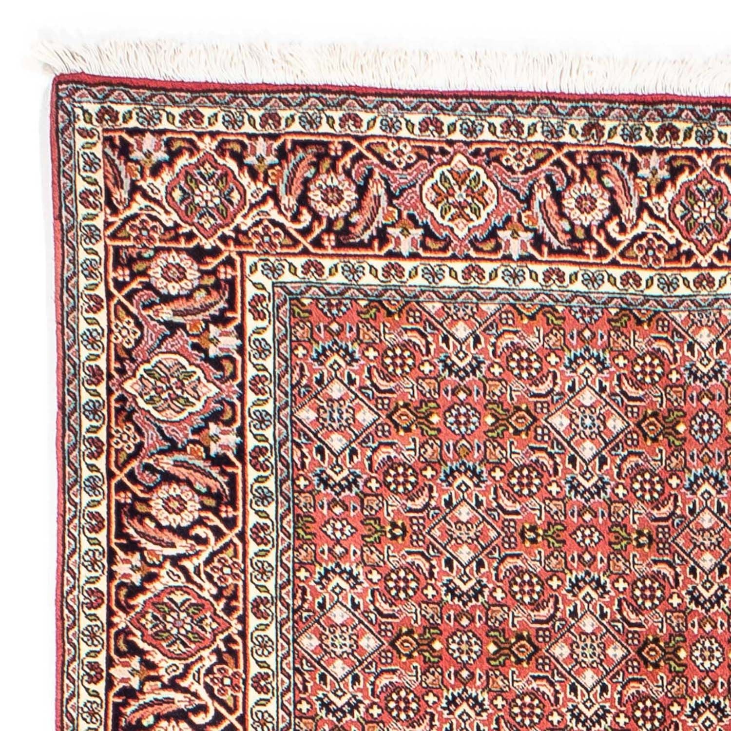 Persisk tæppe - Bijar - 215 x 136 cm - lysrød