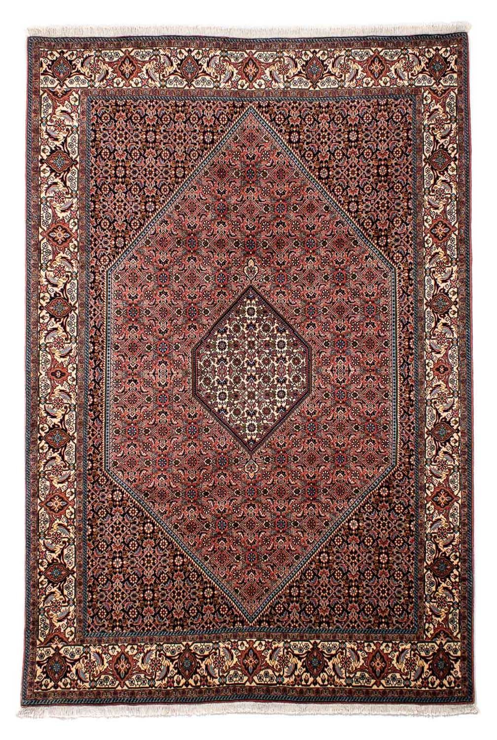 Persisk tæppe - Bijar - 296 x 201 cm - brun