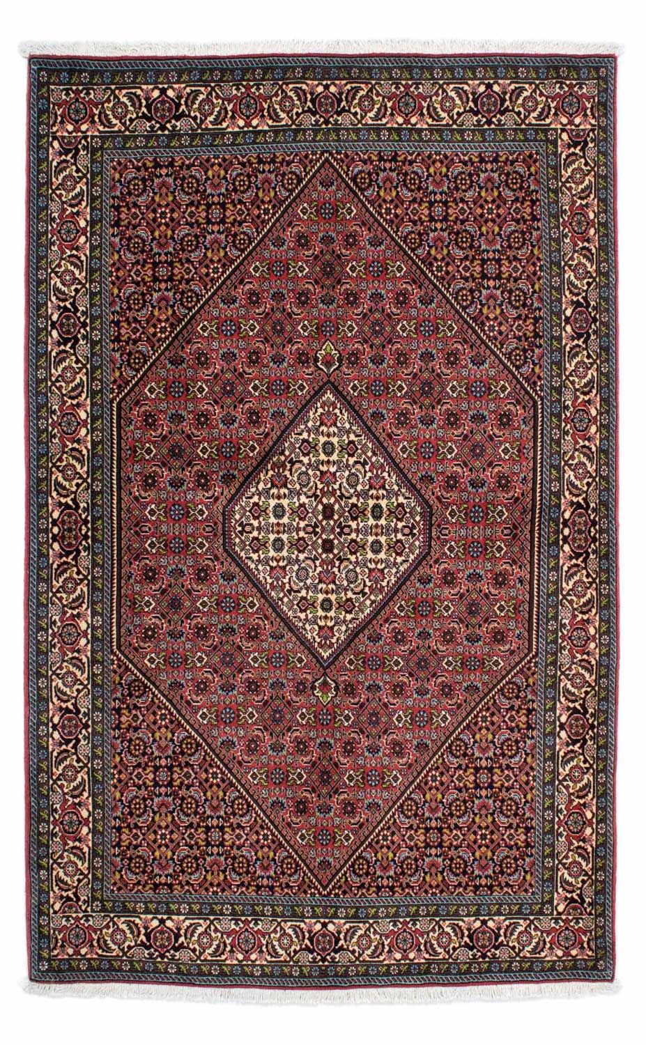 Persisk tæppe - Bijar - 225 x 141 cm - rød