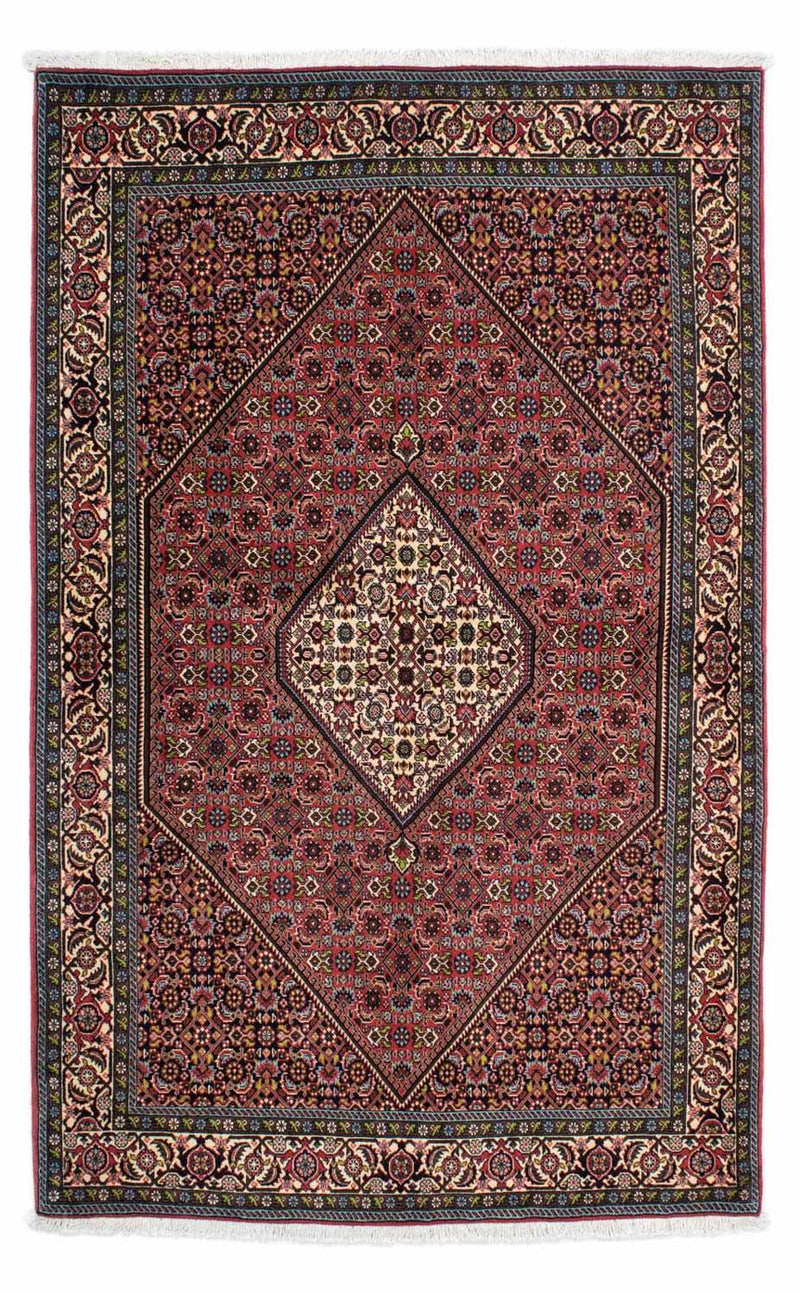 Persisk tæppe - Bijar - 225 x 141 cm - rød