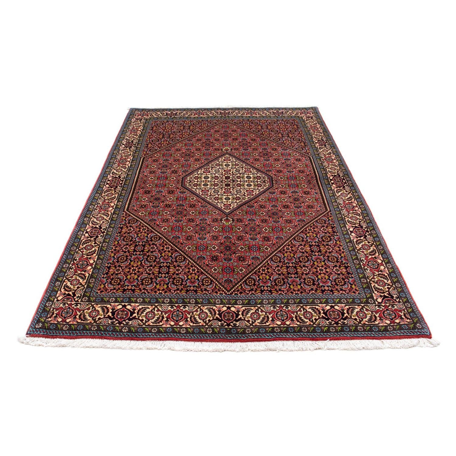 Persisk tæppe - Bijar - 225 x 141 cm - rød