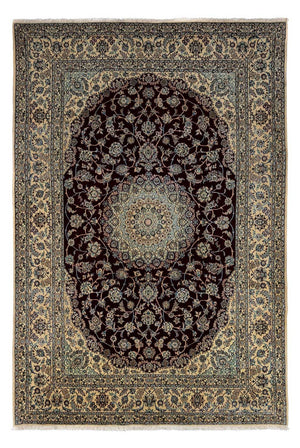 Persisk tæppe - Nain - Royal - 355 x 248 cm - sort