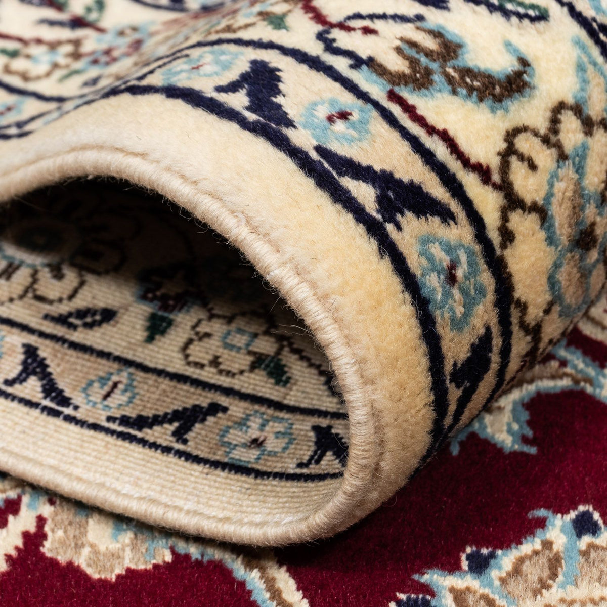 Persisk tæppe - Nain - Royal - 355 x 248 cm - sort