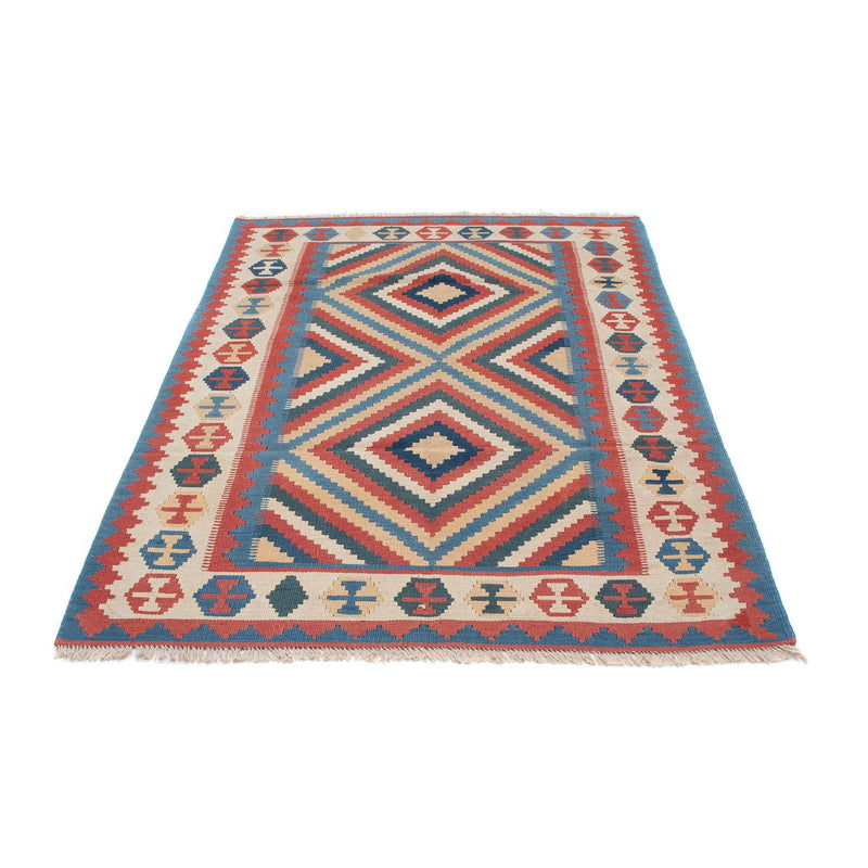 Kelim-tæppe - orientalsk - 183 x 124 cm - blå