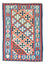 Kelim-tæppe - orientalsk - 175 x 124 cm - blå