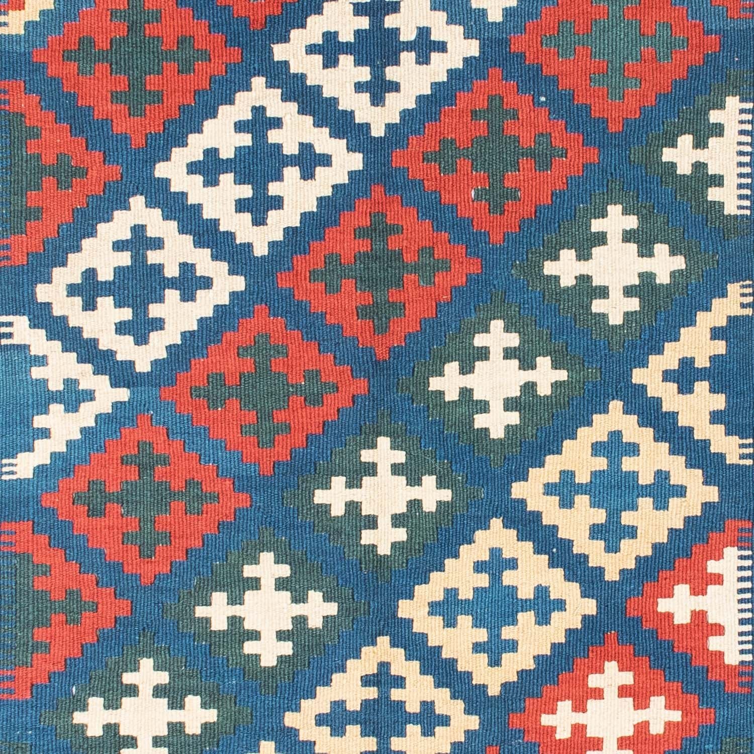 Kelim-tæppe - orientalsk - 185 x 112 cm - blå