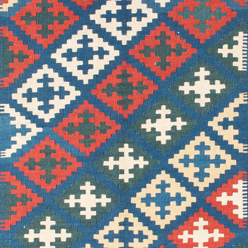 Kelim-tæppe - orientalsk - 185 x 112 cm - blå