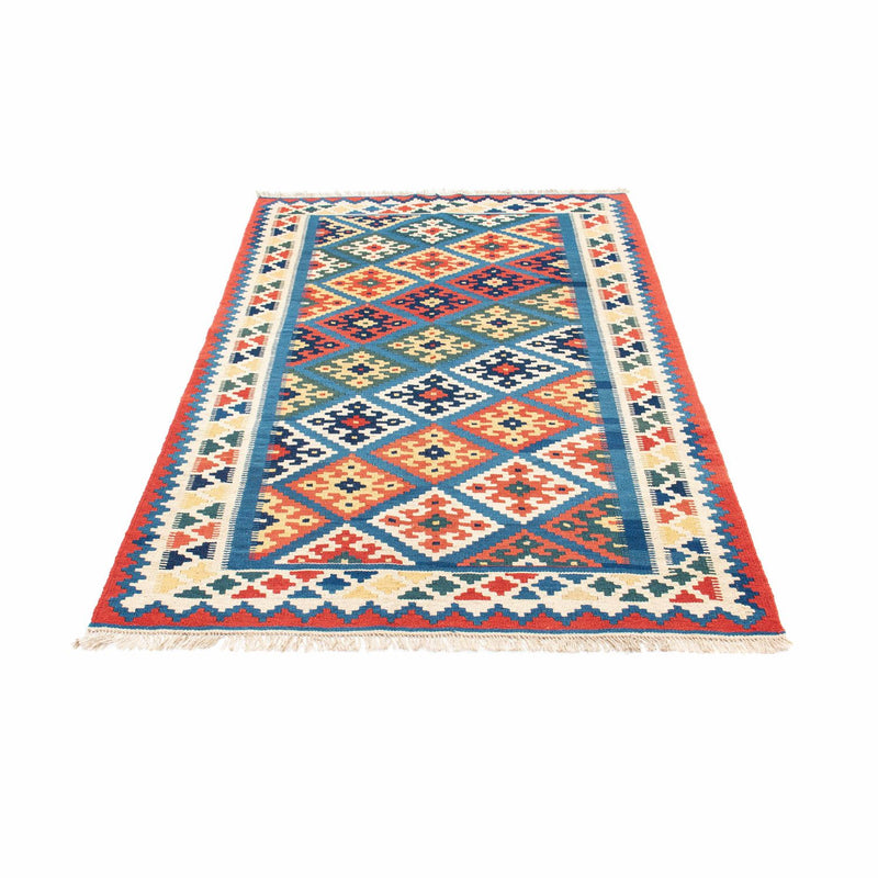 Kelim-tæppe - orientalsk - 182 x 122 cm - blå