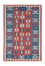 Kelim-tæppe - orientalsk - 167 x 113 cm - blå