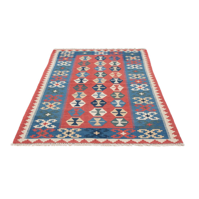 Kelim-tæppe - orientalsk - 167 x 113 cm - blå