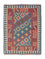 Kelim-tæppe - orientalsk - 178 x 128 cm - blå
