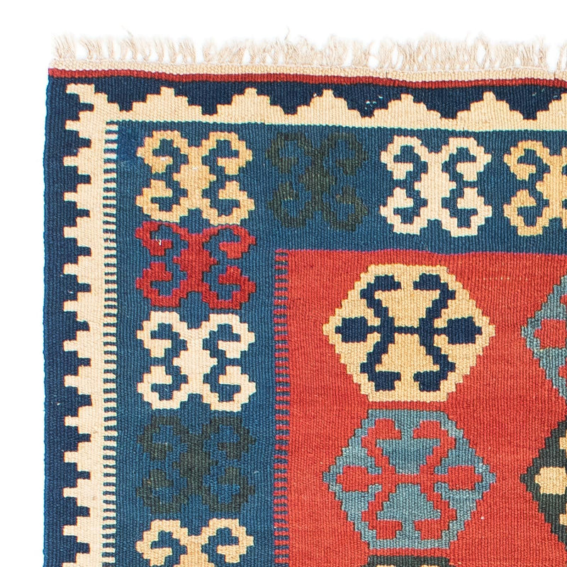 Kelim-tæppe - orientalsk - 152 x 106 cm - rød