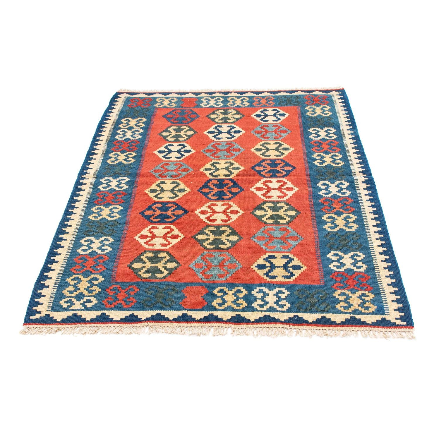Kelim-tæppe - orientalsk - 152 x 106 cm - rød