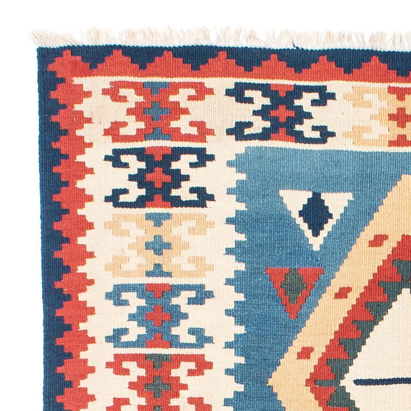 Kelim-tæppe - orientalsk - 183 x 116 cm - turkis