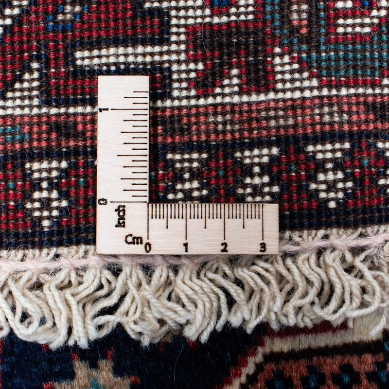 Løber Persisk tæppe - Nomadisk - 373 x 80 cm - mørkerød