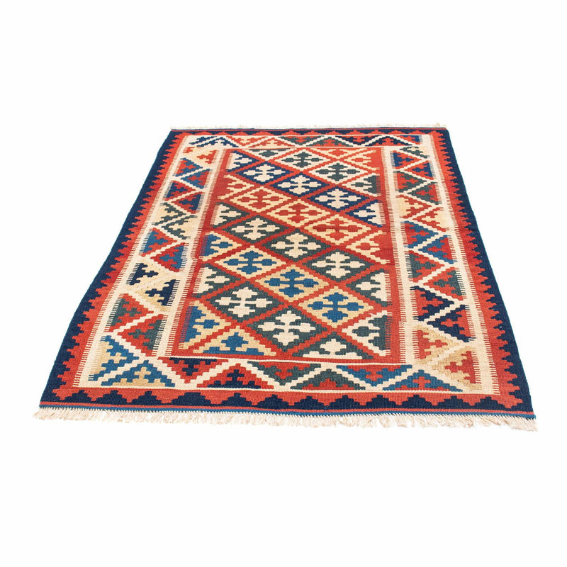 Kelim-tæppe - orientalsk - 160 x 112 cm - rød