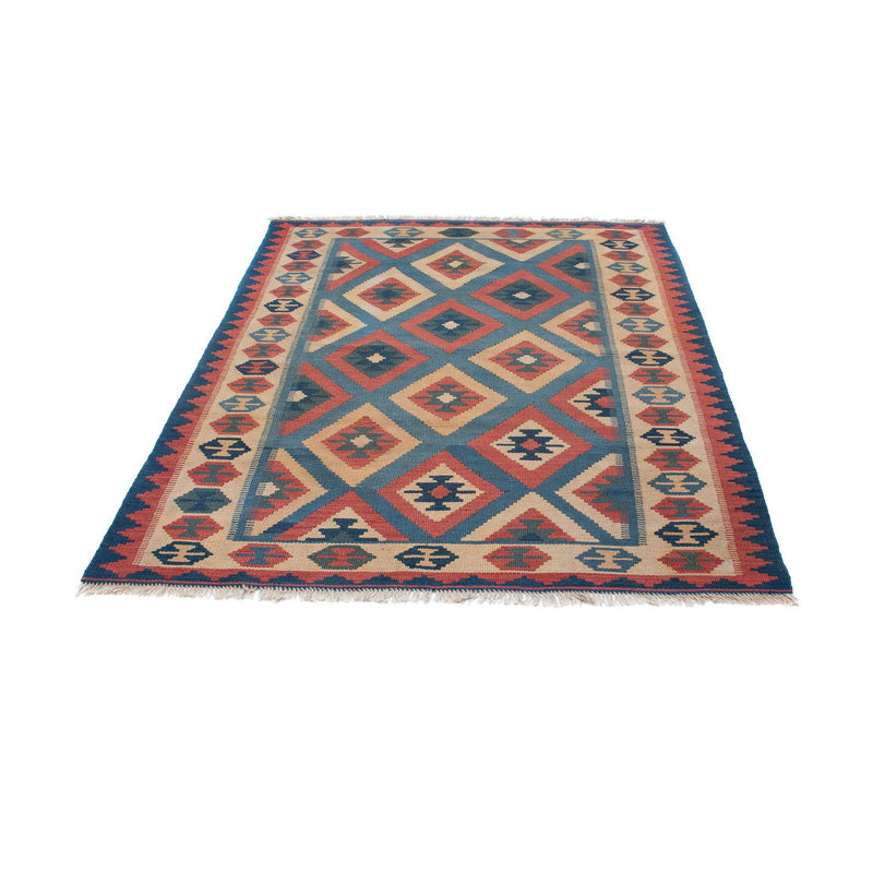 Kelim-tæppe - orientalsk - 172 x 125 cm - blå