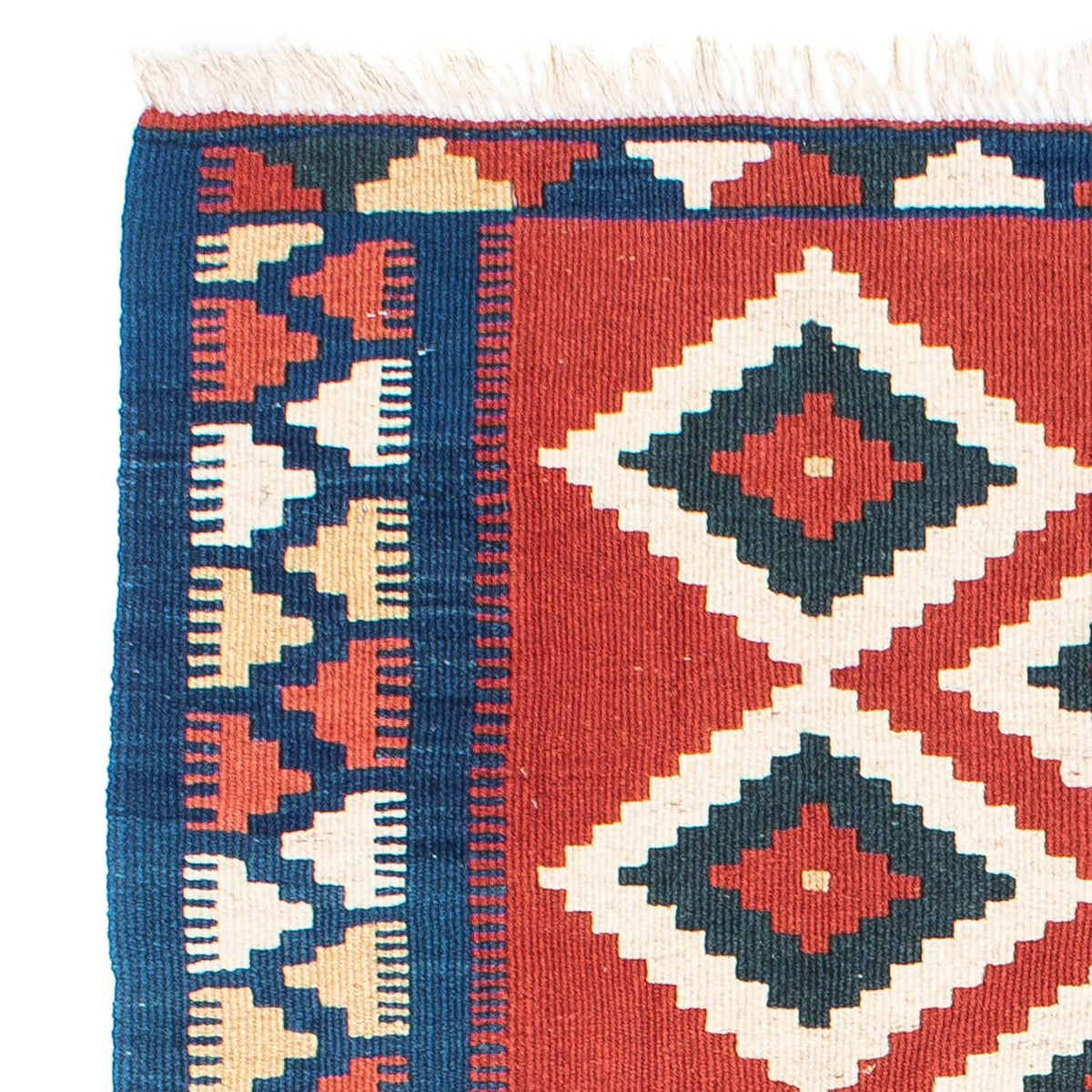 Kelim-tæppe - orientalsk - 156 x 98 cm - rød