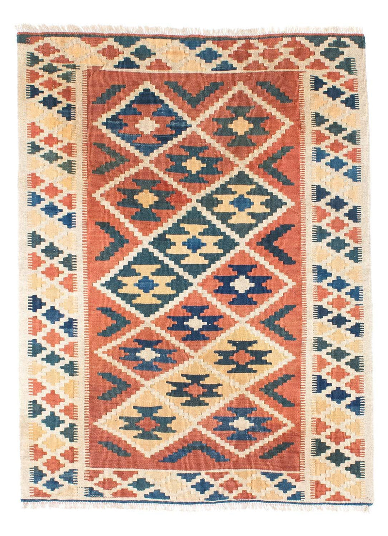 Kelim-tæppe - orientalsk - 148 x 106 cm - brun