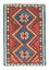 Kelim-tæppe - orientalsk - 156 x 98 cm - rust