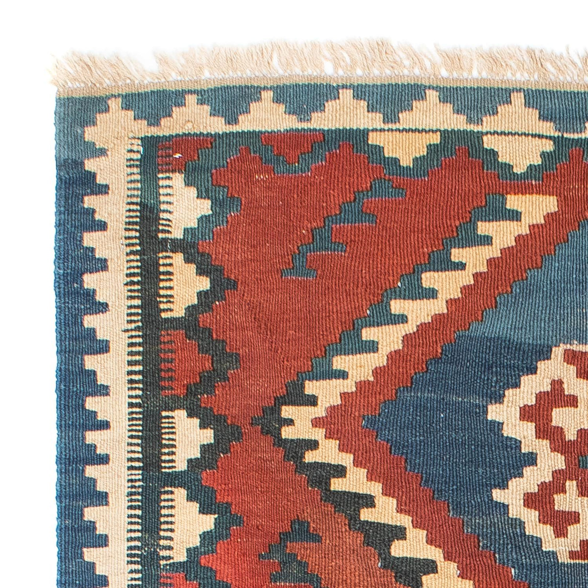 Kelim-tæppe - orientalsk - 156 x 98 cm - rust