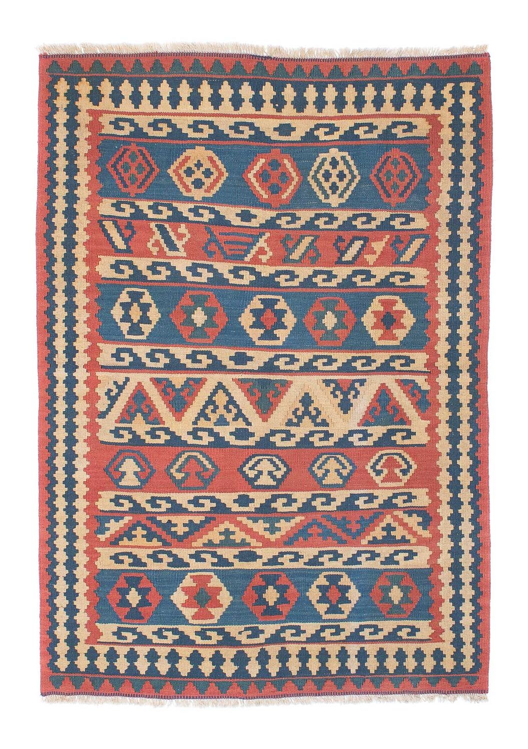 Kelim-tæppe - orientalsk - 168 x 112 cm - flerfarvet