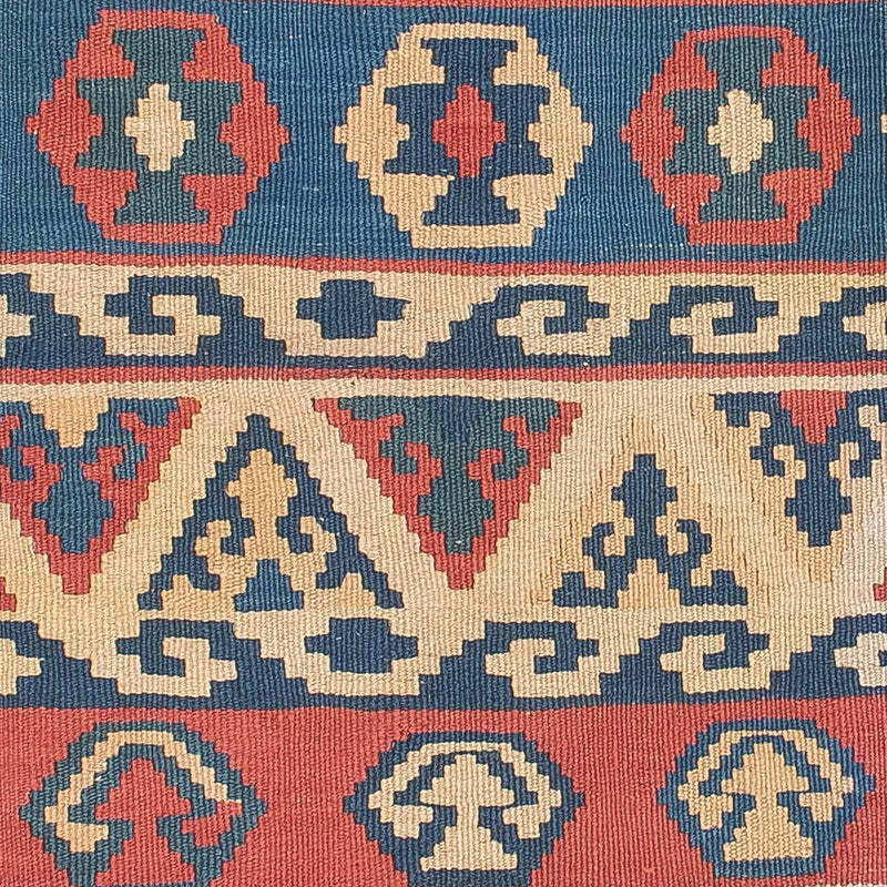 Kelim-tæppe - orientalsk - 168 x 112 cm - flerfarvet