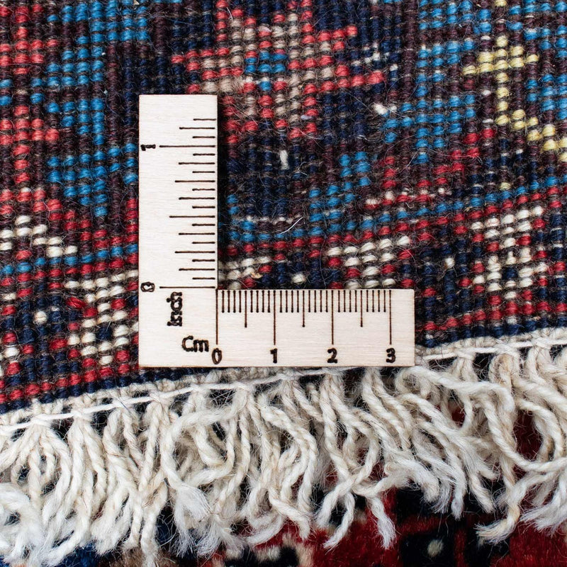 Løber Persisk tæppe - Nomadisk - 368 x 80 cm - mørkerød