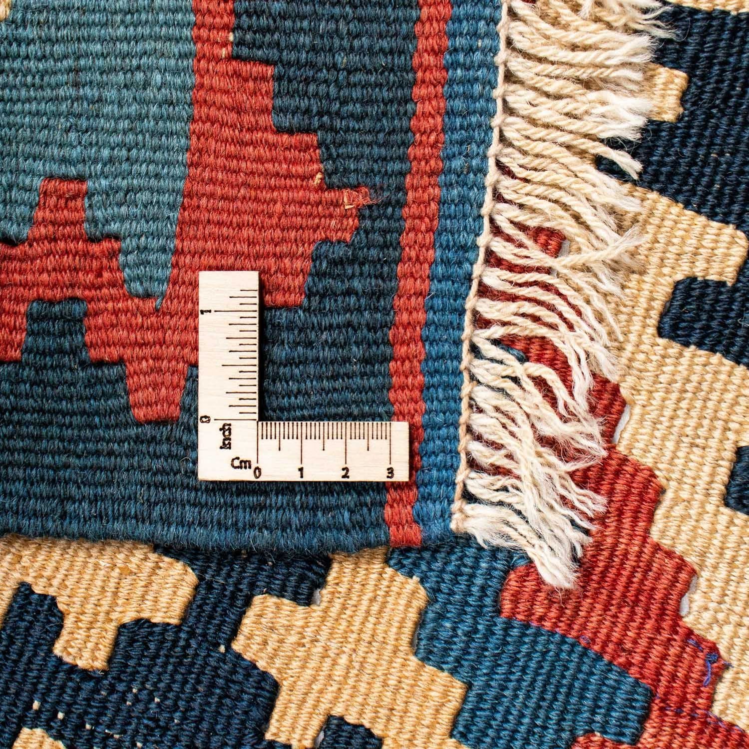 Kelim-tæppe - orientalsk - 160 x 103 cm - blå