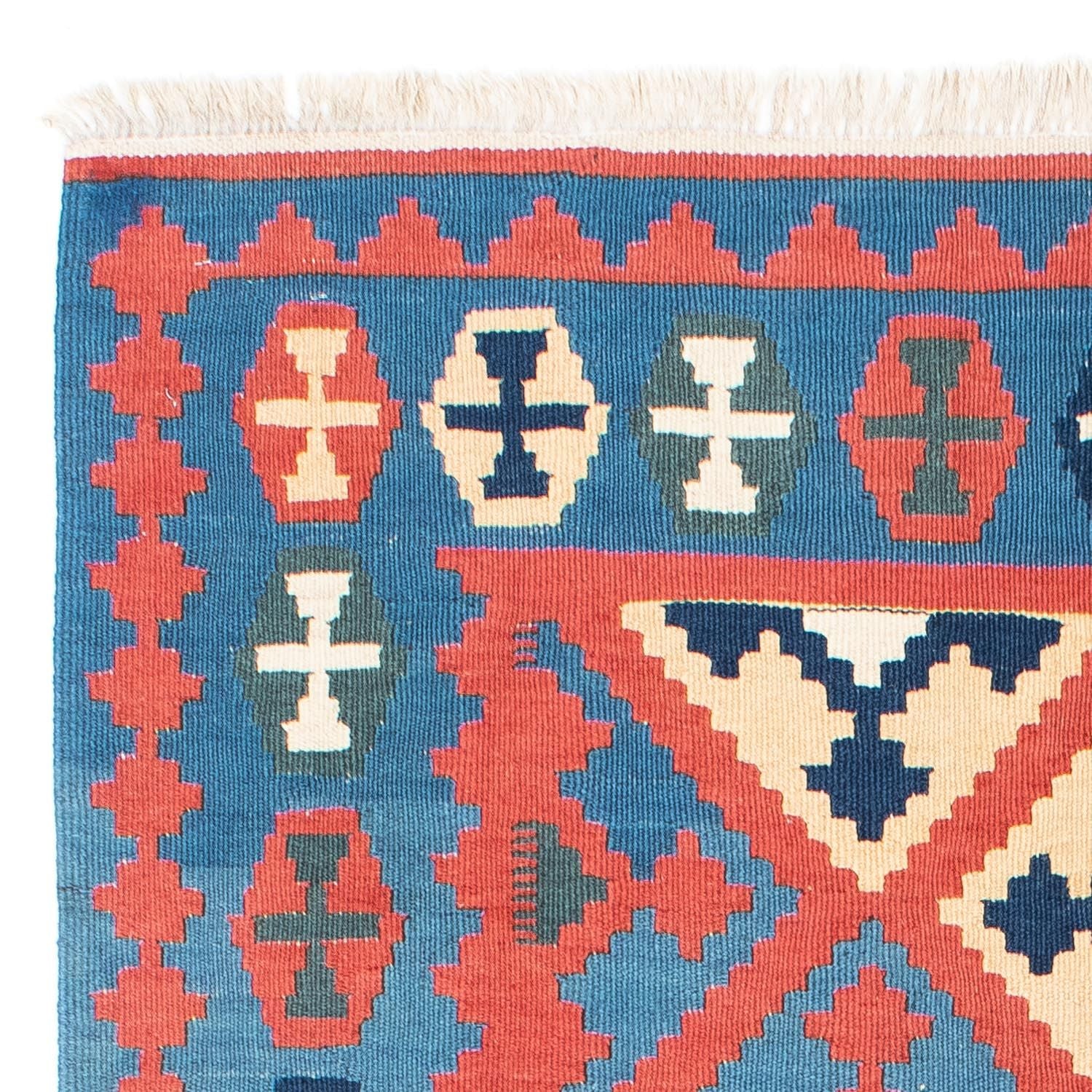 Kelim-tæppe - orientalsk - 173 x 125 cm - rød