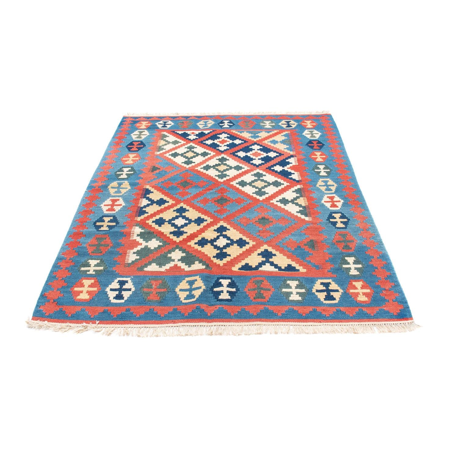 Kelim-tæppe - orientalsk - 173 x 125 cm - rød