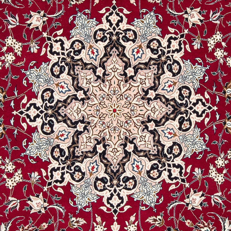 Persisk tæppe - Tabriz - Royal - 319 x 204 cm - mørkerød