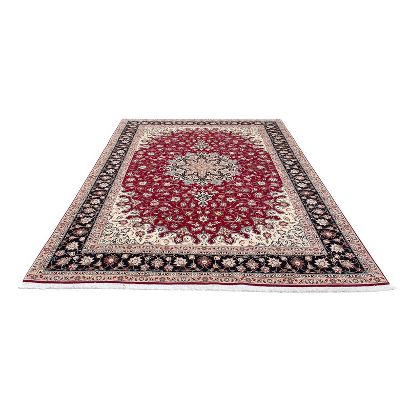 Persisk tæppe - Tabriz - Royal - 319 x 204 cm - mørkerød