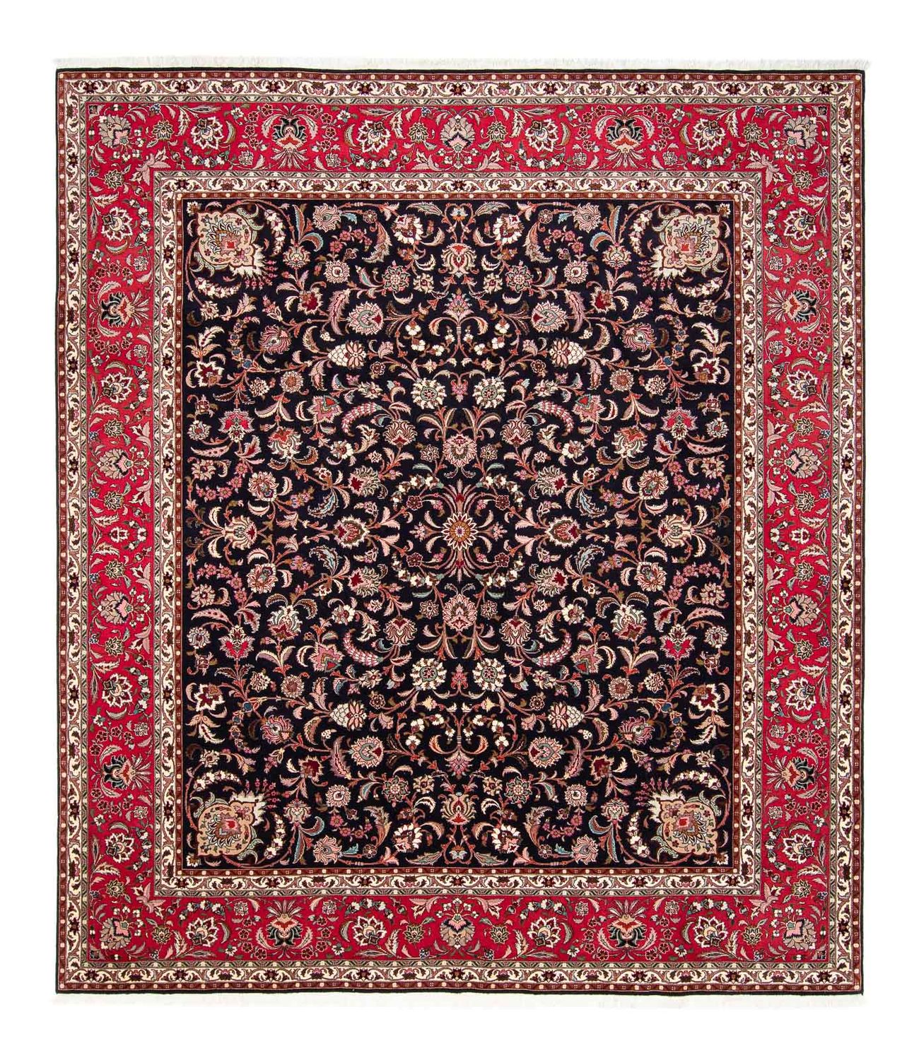 Persisk tæppe - Tabriz - Royal - 301 x 250 cm - mørkeblå