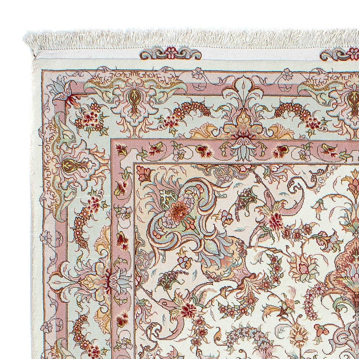Persisk tæppe - Tabriz - Royal - 212 x 150 cm - beige