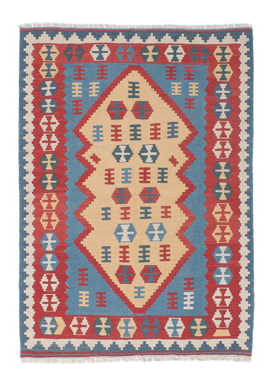 Kelim-tæppe - orientalsk - 168 x 118 cm - flerfarvet