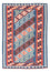 Kelim-tæppe - orientalsk - 170 x 115 cm - blå