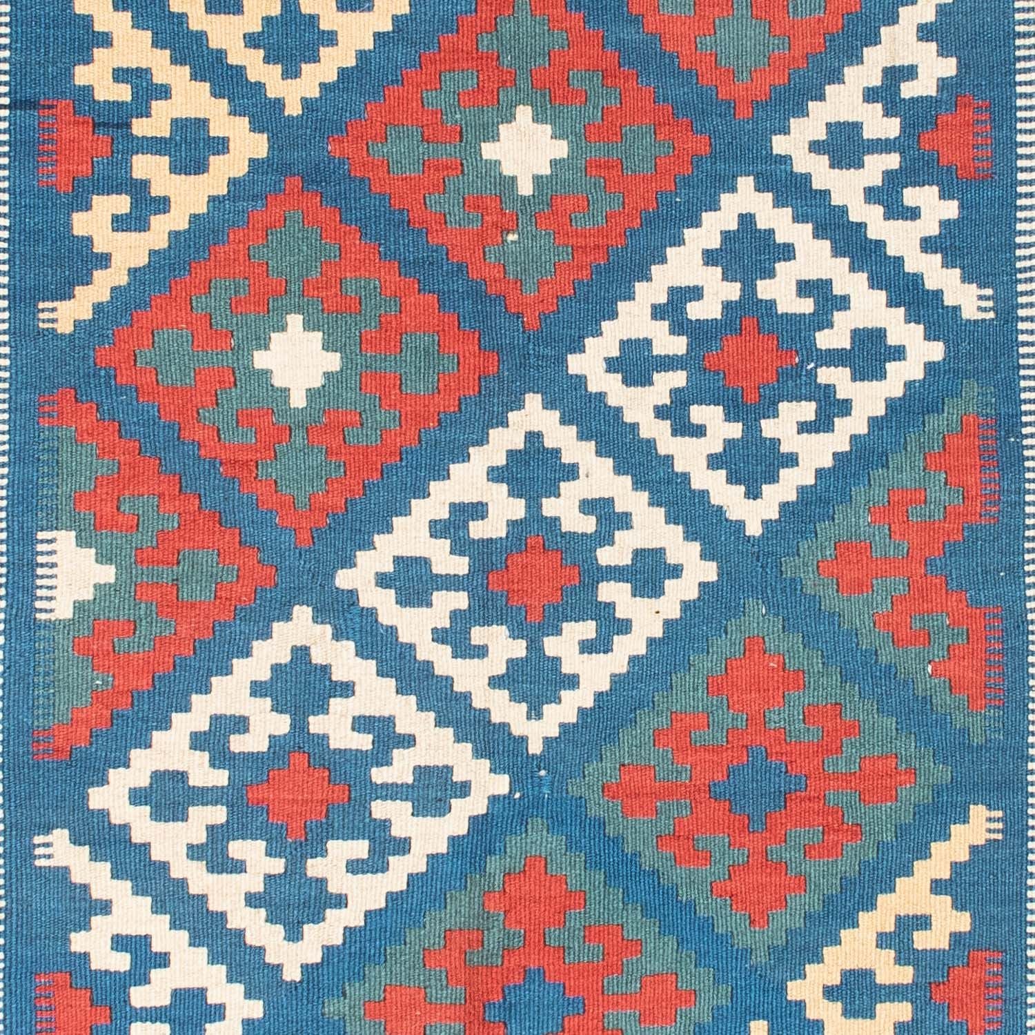 Kelim-tæppe - orientalsk - 177 x 122 cm - blå