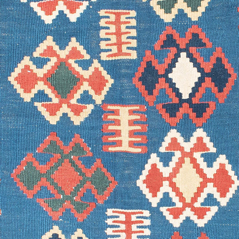 Kelim-tæppe - orientalsk - 177 x 116 cm - blå