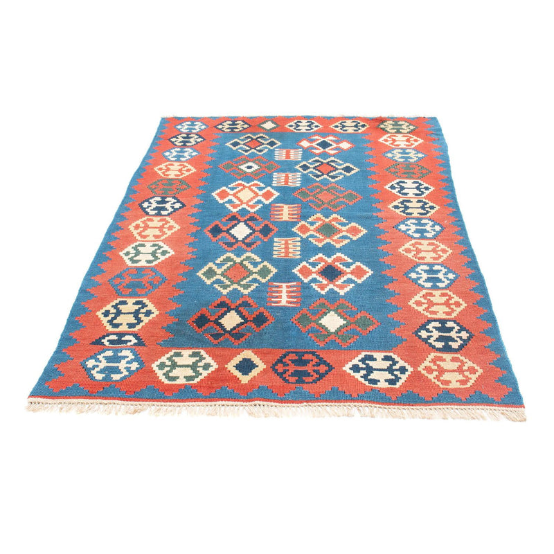 Kelim-tæppe - orientalsk - 177 x 116 cm - blå