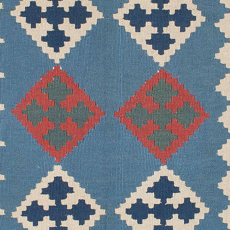 Kelim-tæppe - orientalsk - 168 x 115 cm - blå
