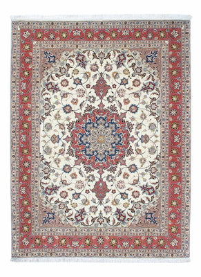 Persisk tæppe - Tabriz - Royal - 203 x 154 cm - beige