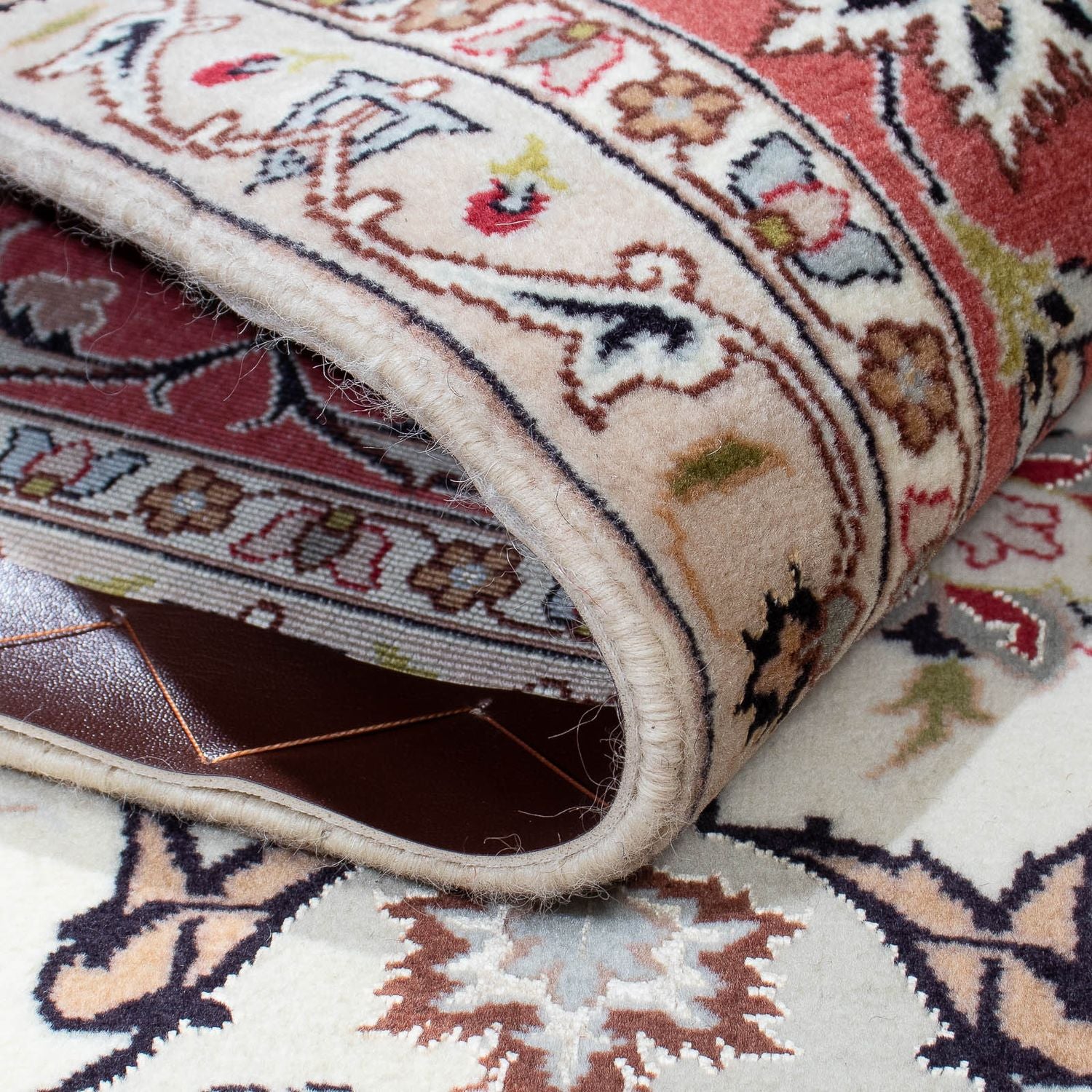 Persisk tæppe - Tabriz - Royal - 203 x 154 cm - beige