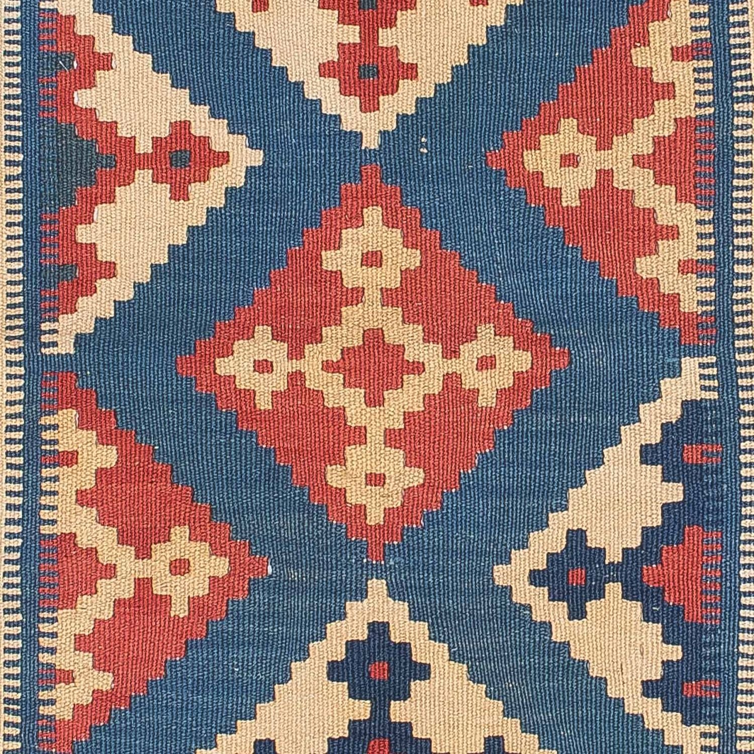 Kelim-tæppe - orientalsk - 152 x 106 cm - flerfarvet