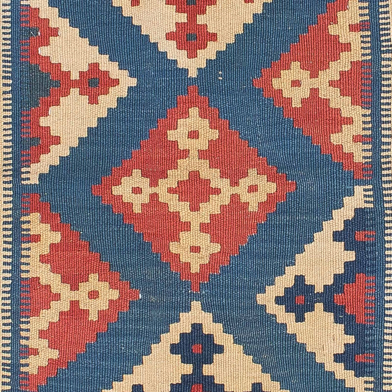 Kelim-tæppe - orientalsk - 152 x 106 cm - flerfarvet