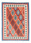 Kelim-tæppe - orientalsk - 140 x 105 cm - rød