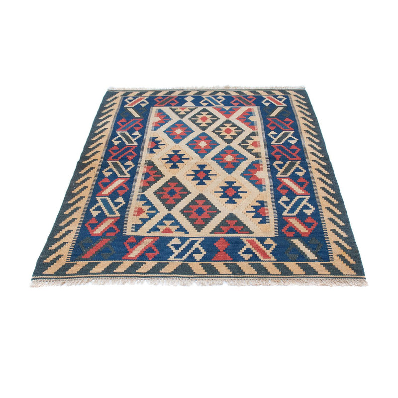 Kelim-tæppe - orientalsk - 147 x 105 cm - flerfarvet