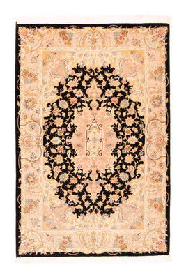 Persisk tæppe - Tabriz - Royal - 154 x 104 cm - sort